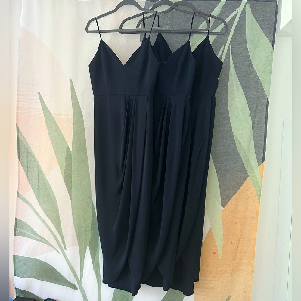 Shona Joy Core Cocktail Dress in Navy